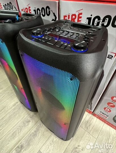 Колонки с блютуз новая на 1000W