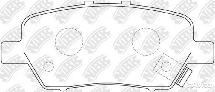 Колодки NiBK PN8506 nibk PN8506