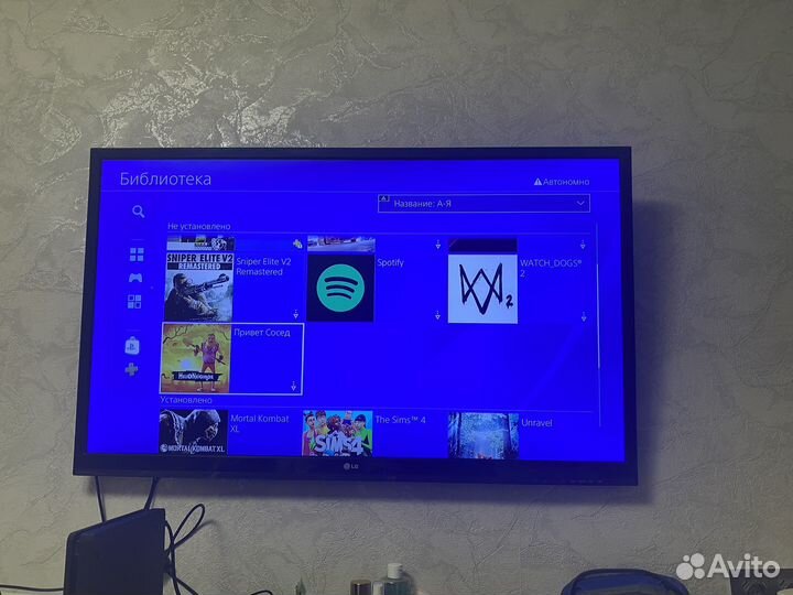 Игровая приставка ps4