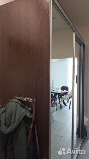 Двери от шкафа купе зеркальные бу