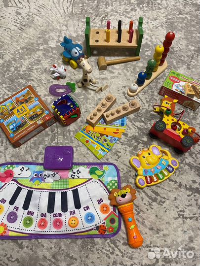 Развивающие игрушки пакетом