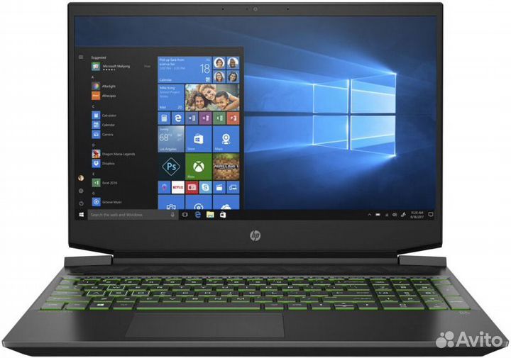 HP 15.6 R5-4600H 6яд12яд GTX1650Ti/4 8Gb 256Gb+1Tb