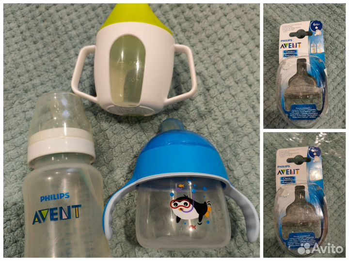 Поильник бутылочки соски для philips avent