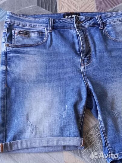 Шорты джинсовые, р.54