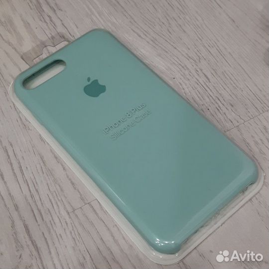 Силиконовый чехол на iPhone 7 / 8 plus мятный