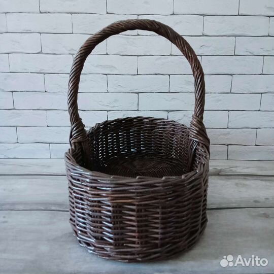 Корзина плетеная для грибов