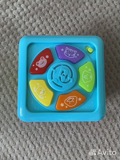 Развивающий кубик baby go со светом и музыкой