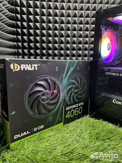 Игровой пк i5-12400/RTX4060/16gb/1000gb