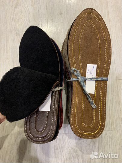 Продаю стельки из натуральной кожи с мехом