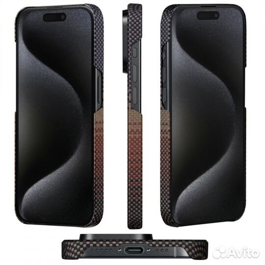 Pitaka MagEZ Case 5 iPhone 15 Pro Sunrise