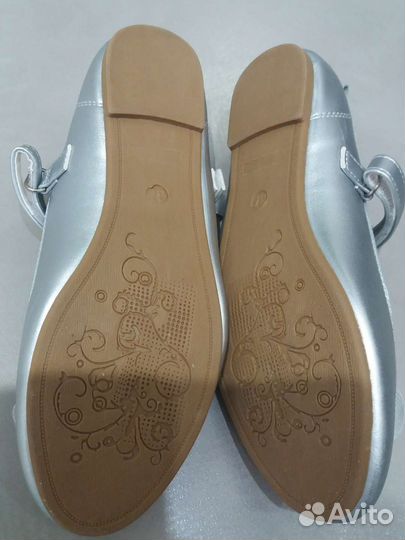 Туфли балетки праздничные для девочки р. 35 (36)