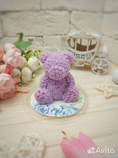 Мишка из мыла ручной работы