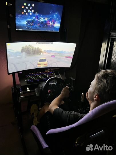 Автосимулятор кокпит гоночное кресло