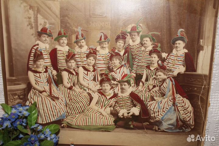 Антикварные фотографии, редкий формат