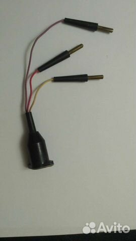 Переходник с 5 din на 3 штекера 4мм