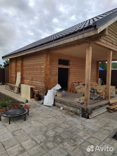 Отмостки, фундамент терассы