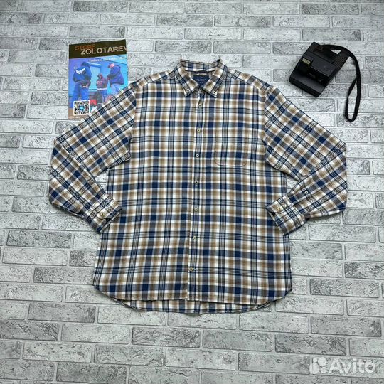 Фланелевая клетчатая рубашка Van Laack Flannel Pla