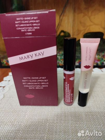 Набор для губ «Матовость+сияние»Matte + Shine Lip