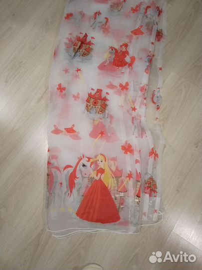 Тюль на окно в детскую для девочки