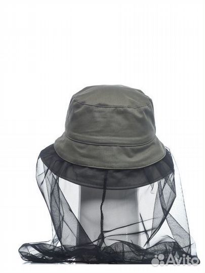 Панама-накомарник Трансформер ткань Cotton хаки