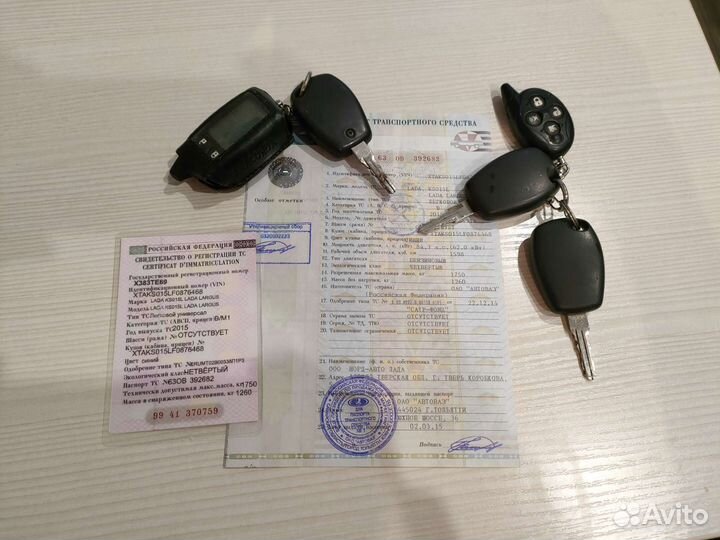 LADA Largus 1.6 МТ, 2015, 169 627 км