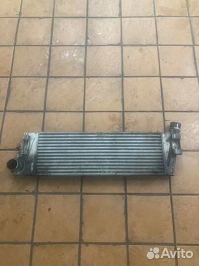 Renault scenic 2 радиатор интеркулера