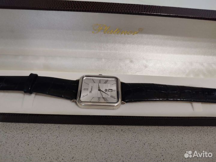 Серебряные часы Platinor