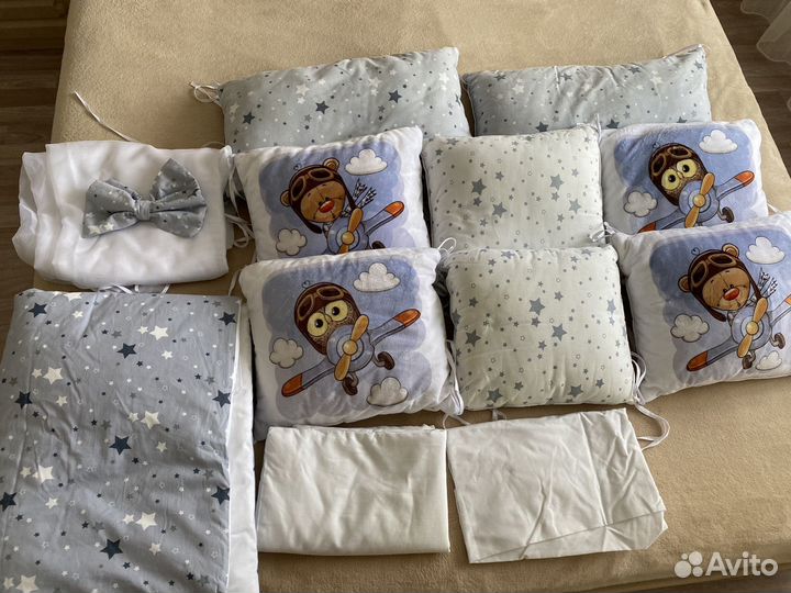 Бортики в кроватку