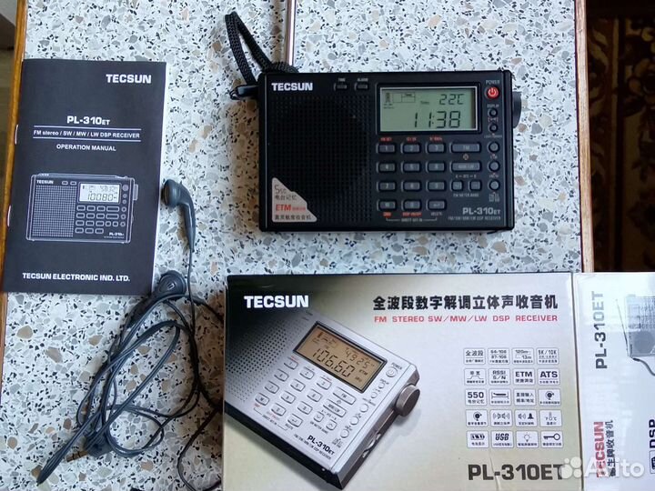 Радиоприемник tecsun 310ет новый