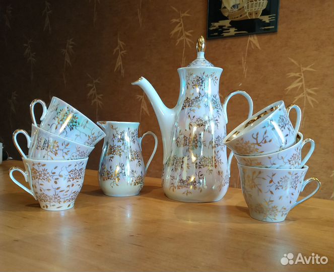 Чайные и кофейные сервизы и остатки