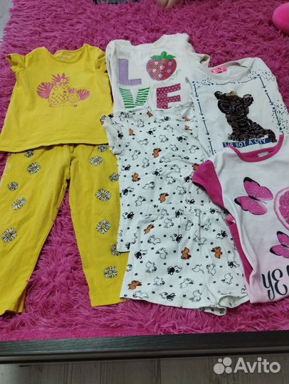 Пакет вещей на девочку