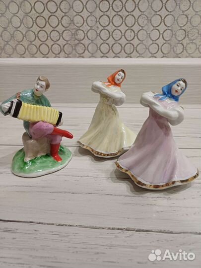 Фарфоровые статуэтки СССР Дулево