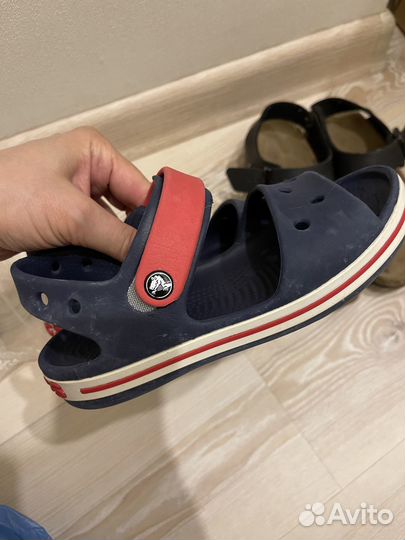 Сандалии crocs c13, bircenstock пакетом