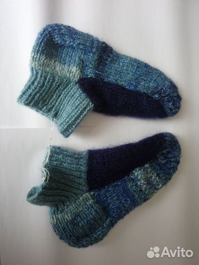 Носки вязаные шерстяные