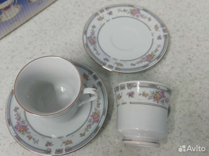 Набор кружек кофейных новый