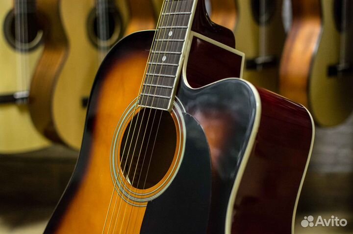 Электроакустическая Гитара Caraya + Аксессуары