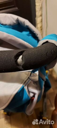 Продам санки коляску ника с двумя колесами