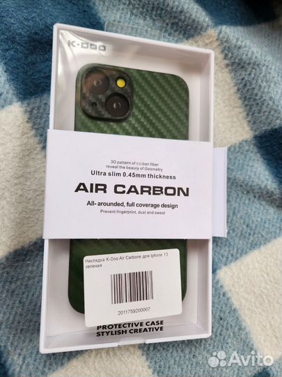 Чехол K-Doo Air Carbon iPhone 13