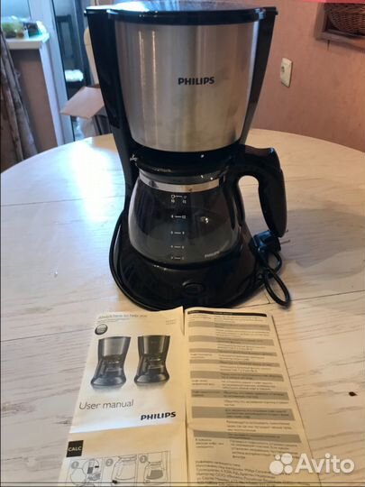 Кофеварка Philips капельного типа. Новая