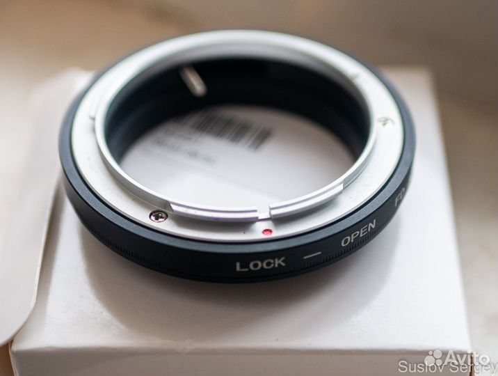 Адаптер крепления объектива Canon FD на EF/EOS