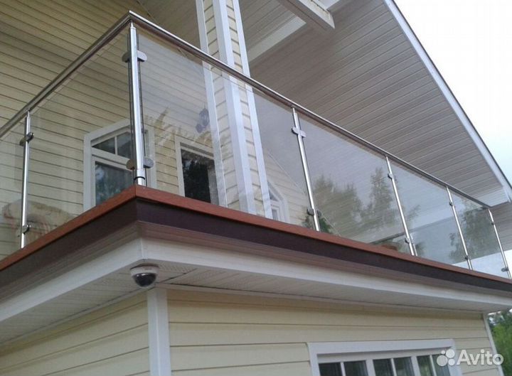 Винтовые лестничные ограждения из нержавейки