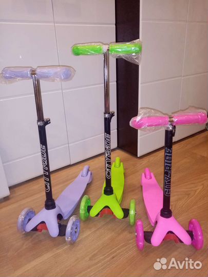 Новые самокаты, светящиеся колеса. В наличии