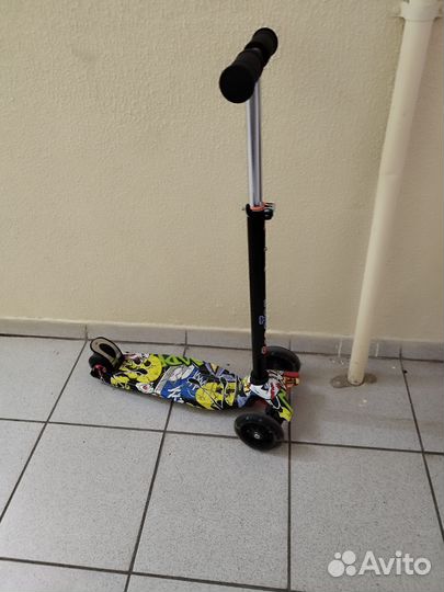 Самокат детский трехколесный бу
