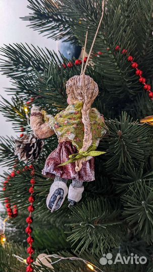 Ватные ёлочные игрушки