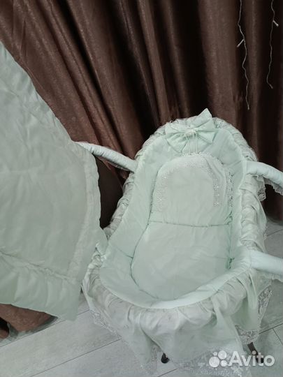 Люлька переноска плетеная