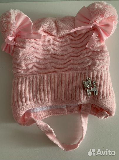 Шапочки новые для мальчика и девочки