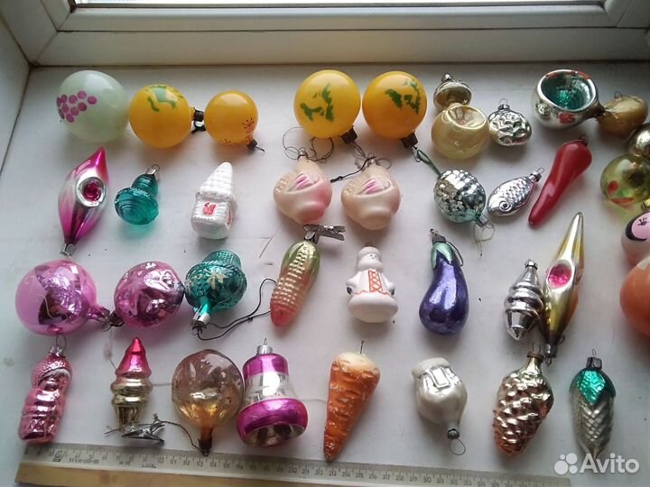 Елочные игрушки СССР