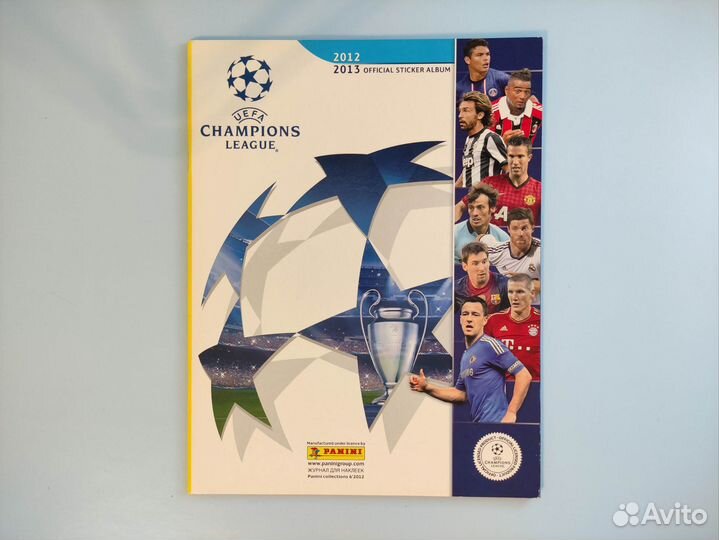 Пустой альбом panini Лига Чемпионов 2012-2013