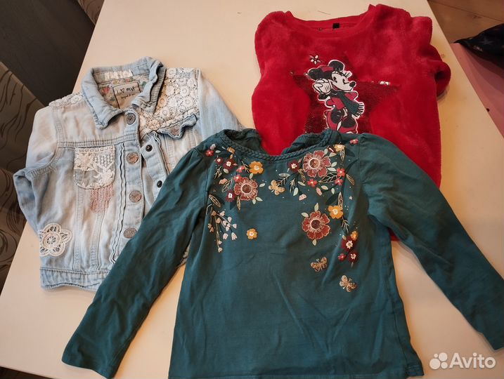 Пакет вещей на девочку 110