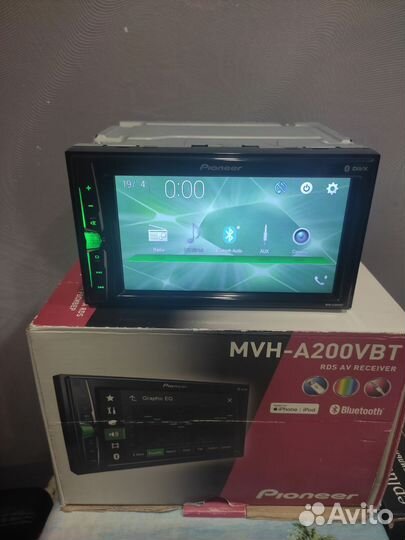 Процессорная магнитола pioneer mvh a200vbt